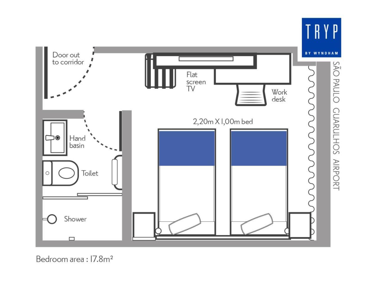Tryp By Wyndham Sao Paulo Airport - Hotel De Transito Terminal 3 -Lado Ar - Area Restrita A Passageiros Ja Embarcados - Piso 1 Guarulhos Bagian luar foto
