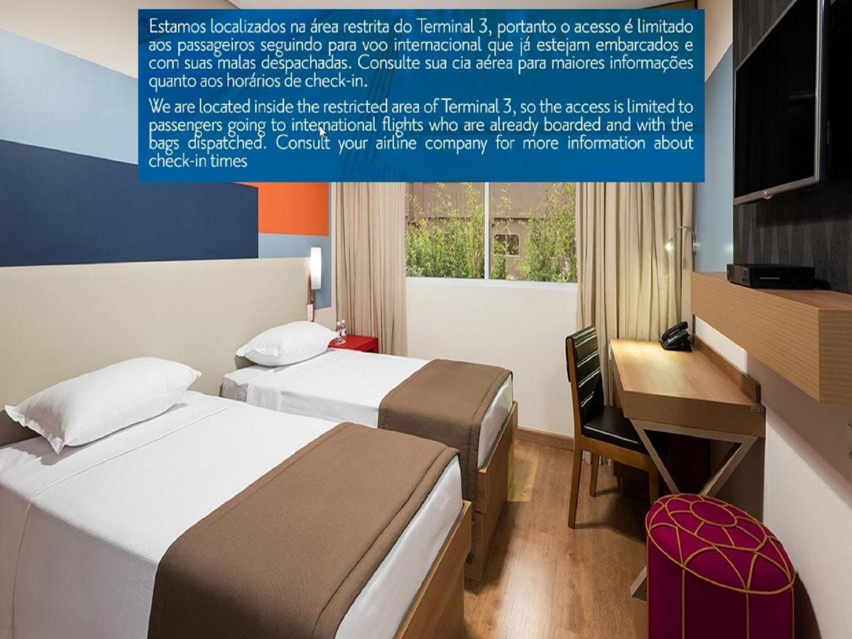Tryp By Wyndham Sao Paulo Airport - Hotel De Transito Terminal 3 -Lado Ar - Area Restrita A Passageiros Ja Embarcados - Piso 1 Guarulhos Bagian luar foto