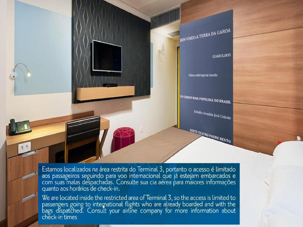 Tryp By Wyndham Sao Paulo Airport - Hotel De Transito Terminal 3 -Lado Ar - Area Restrita A Passageiros Ja Embarcados - Piso 1 Guarulhos Bagian luar foto