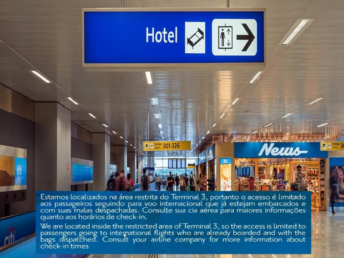 Tryp By Wyndham Sao Paulo Airport - Hotel De Transito Terminal 3 -Lado Ar - Area Restrita A Passageiros Ja Embarcados - Piso 1 Guarulhos Bagian luar foto
